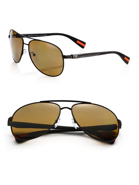 polarized prada sunglasses for men|Prada aviator sunglasses men's.